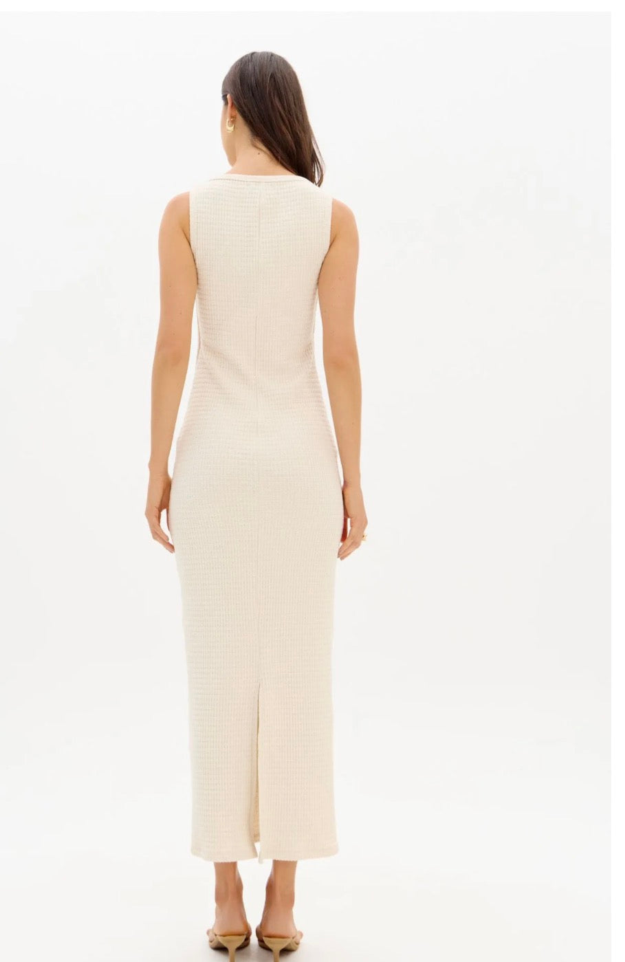 Vestido Super Midi Sem Mangas