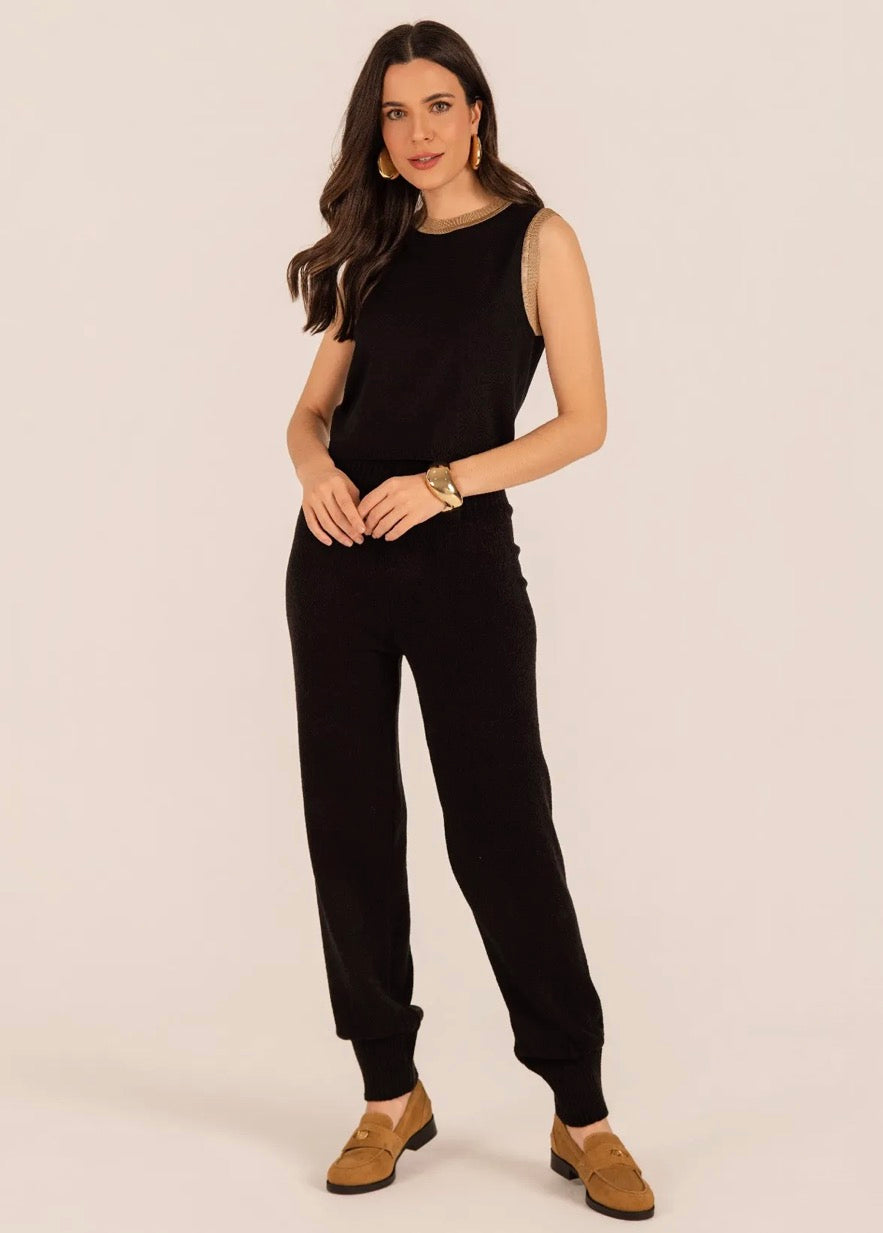 Cropped Tricot Regata detalhe Rayon