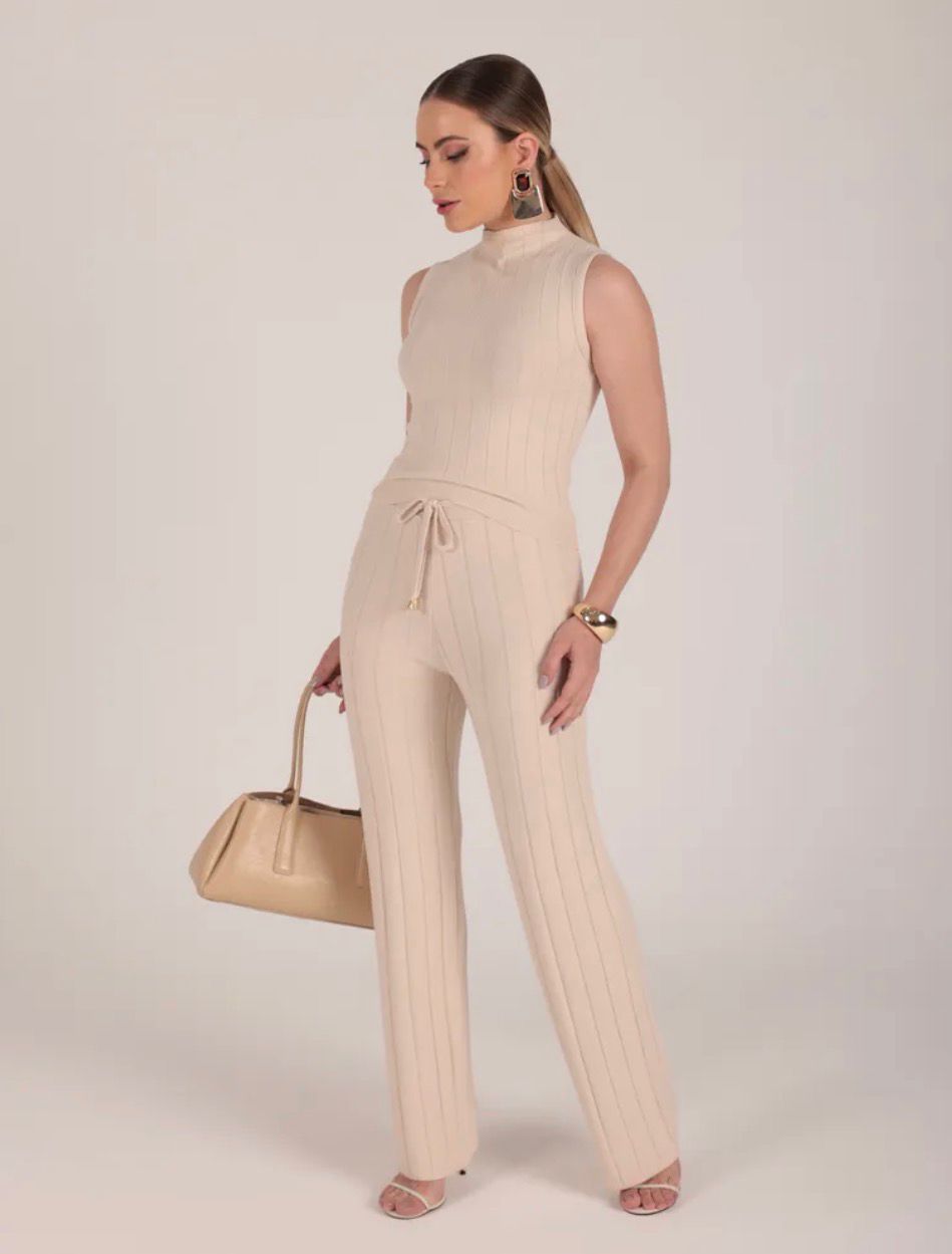 Regata Tricot Modal Canelado