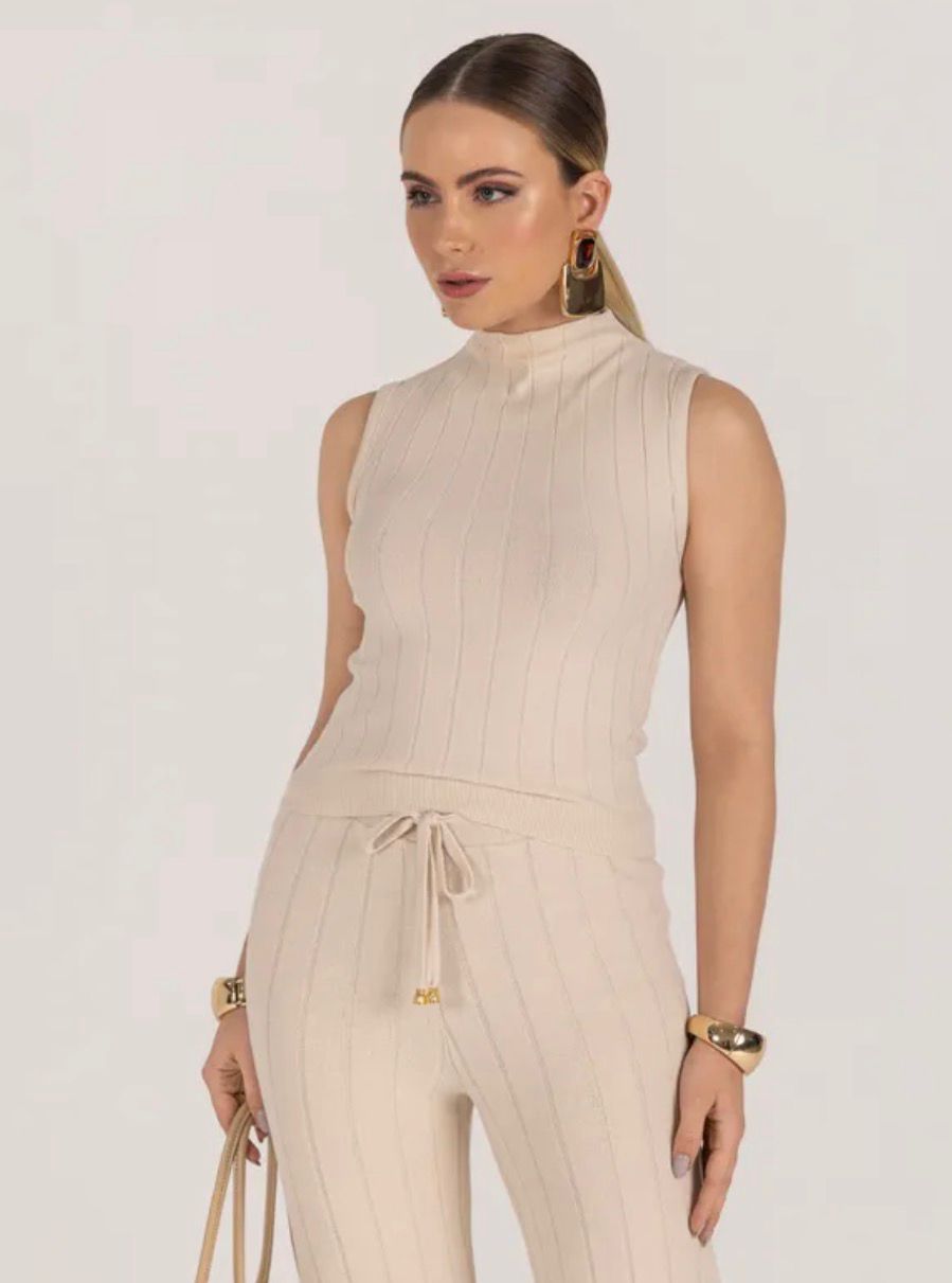 Regata Tricot Modal Canelado