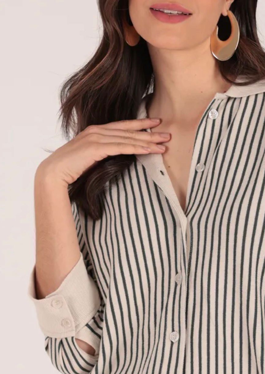 Camisa Tricot Listrado