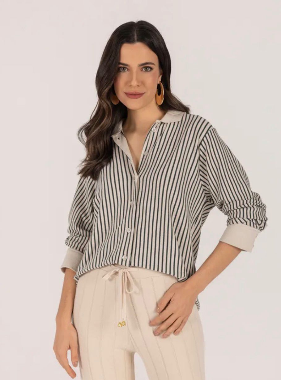 Camisa Tricot Listrado