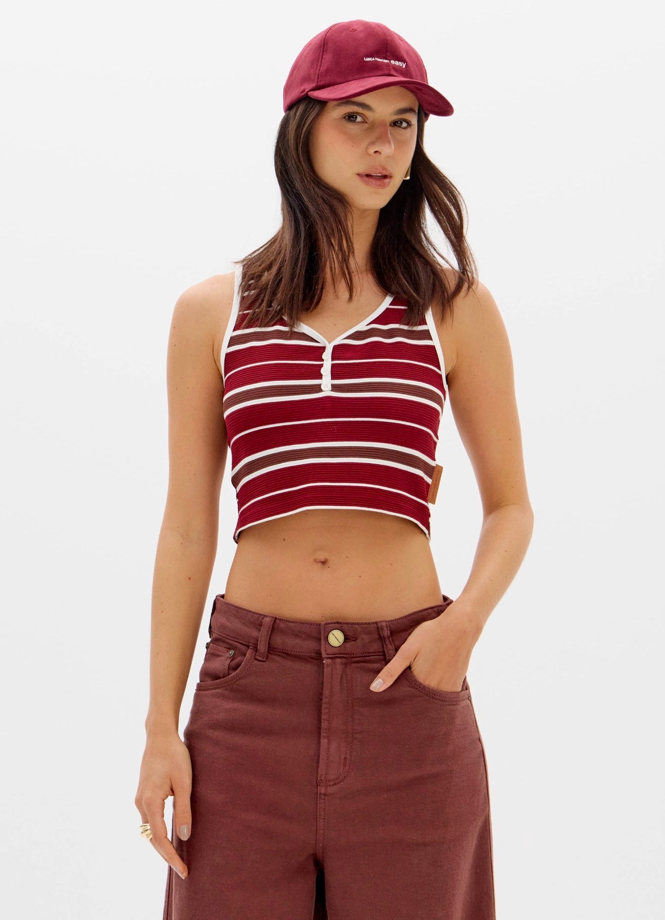 Blusa Cropped Sem Mang as