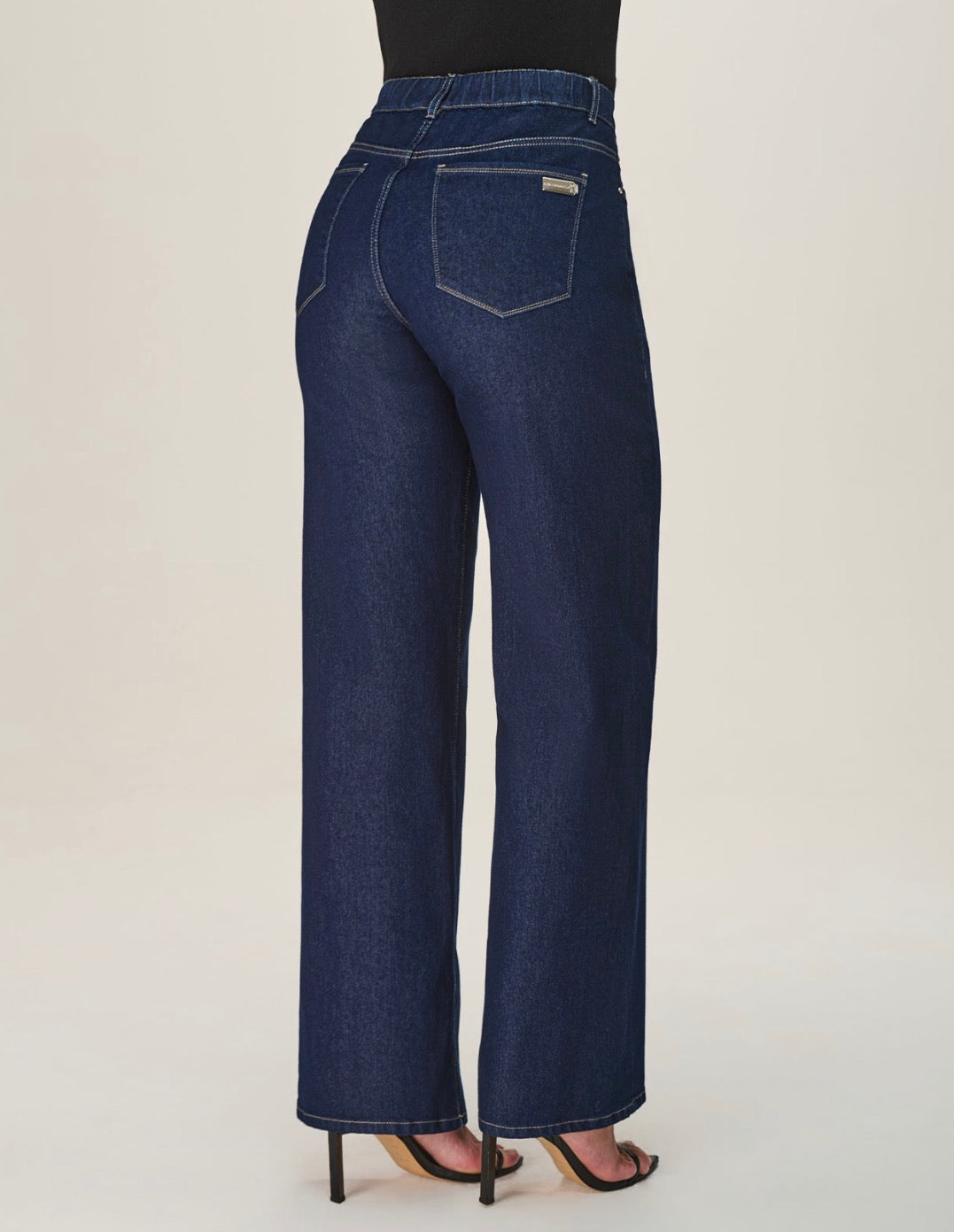 Calça Jeans Wide Leg Amaciada