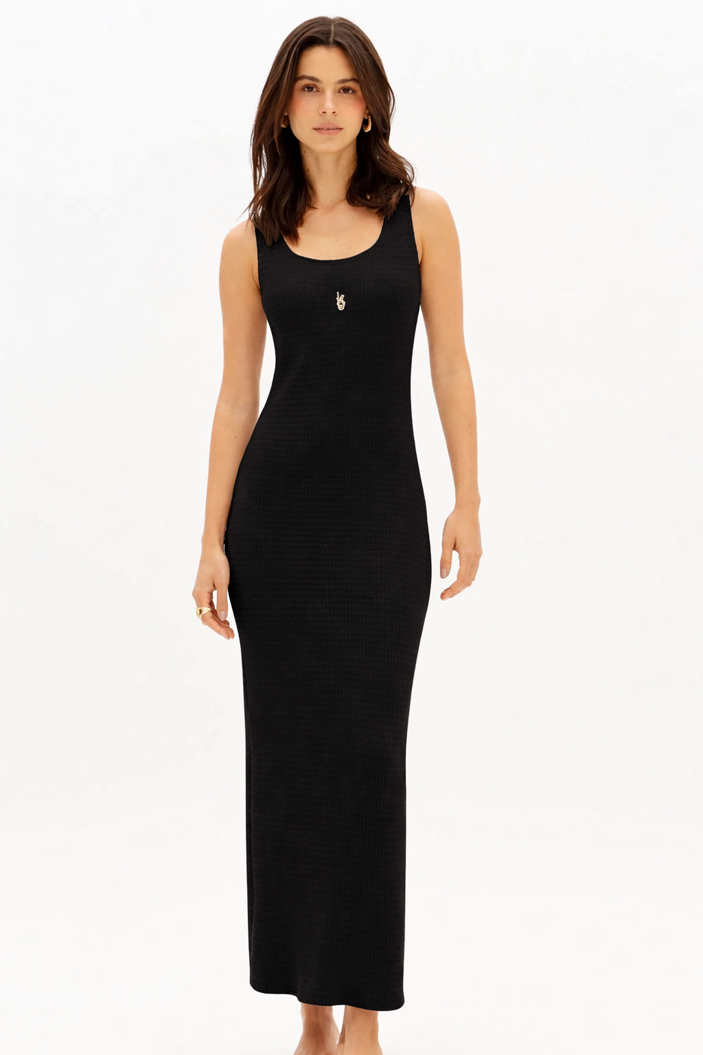 Vestido Super Midi Sem Mangas